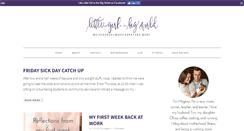 Desktop Screenshot of littlegirlinthebigworld.com